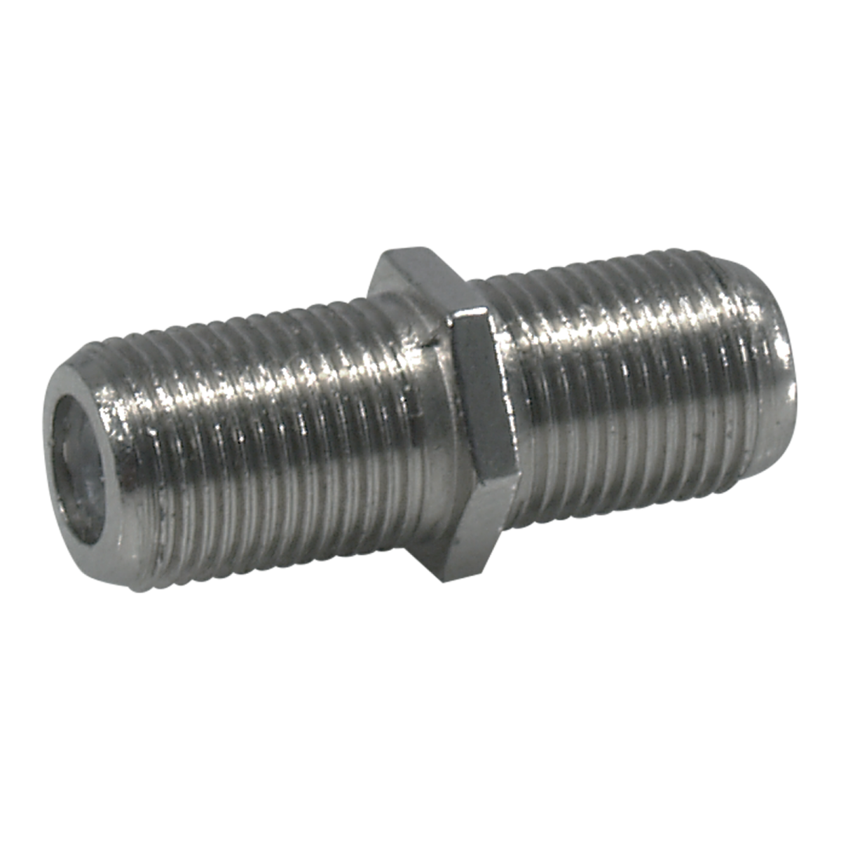 F female-female adapter Narrow screw thread, and 27 mm-long