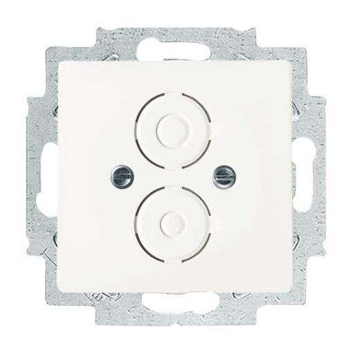 1750-884 CoverPlates partly incl. Insert carat studio white matt