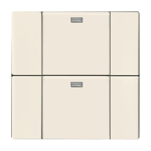 WaveLine Wall sensor 2-gang Wireless ivory white - Platform 63