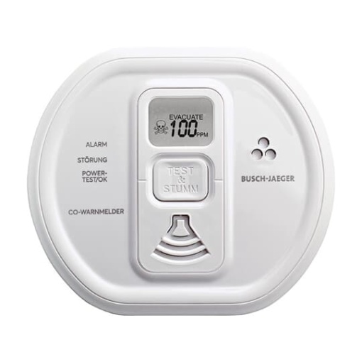 Busch-CO Alarm Alarm Devices, Networkable, studio white