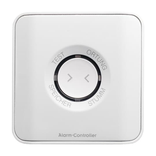 Busch-Alarm Push Button, Mute and Service Functions, studio white
