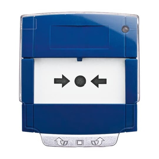 Busch-Alarm Push Button, blue
