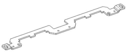 ComfortLine accessories Terminal carrier, 22.5 mm x 239 mm x 5.5 mm