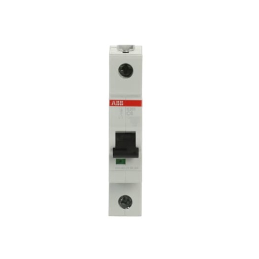 Miniature Circuit Breaker - S200 - 1P - 6 A - C - AC 6 kA