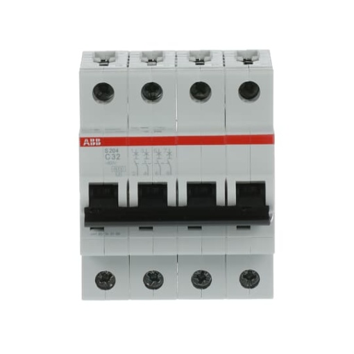 Miniature Circuit Breaker - S200 - 4P - 32 A - C - AC 6 kA
