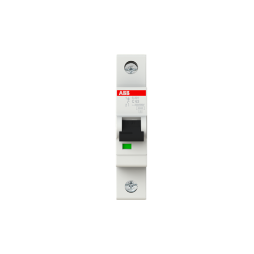 Miniature Circuit Breaker - S200 - 1P - 63 A - C - AC 6 kA