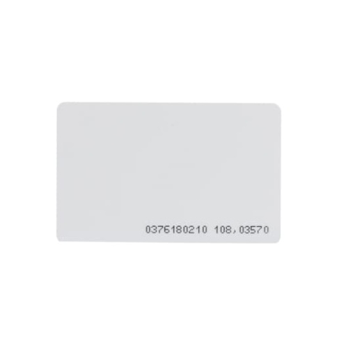 Proximity badge, ID card, white