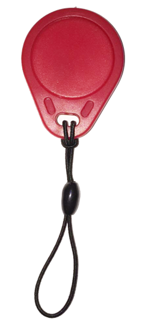 Proximity key fob, IC card, red