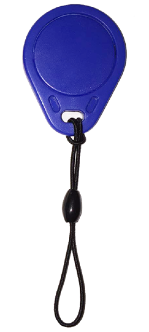 Proximity key fob, IC card, blue