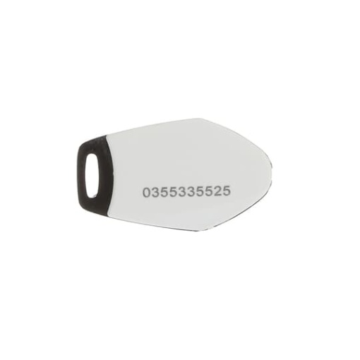 New Proximity key fob, ID card, white, white