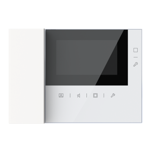 Video Indoor Station 4.3 Handset, white
