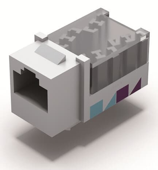 Keystone connector RJ45 Cat6 female Plug - CEM