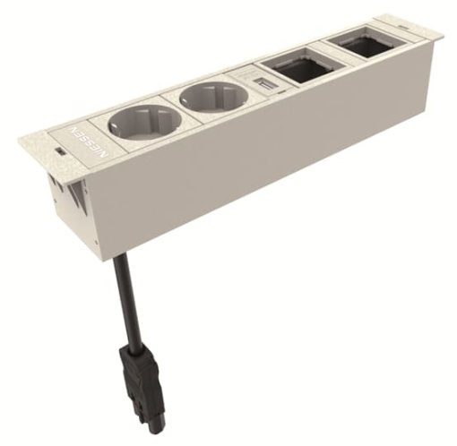 Workstation 2XSO1XUSB2Xspaces BL White - CEM