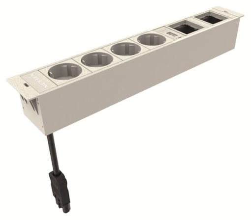 Workstation 4XSO1XUSB2Xspaces BL White - CEM