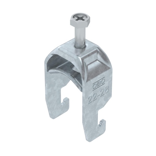 Abraçadeira BBS 2056 22-28mm Aço Galvanizado por imersão a quente após maquinação