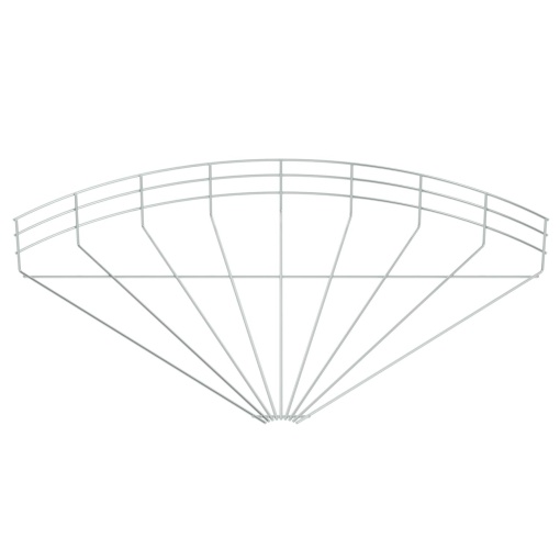 Ângulo 90 caminho cabos varão 105x600 Aço eletrogalvanizado zinco
