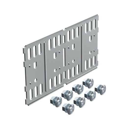 União reta e curva para c. cabos chapa,horizontal 110x200 Aço galvanizado pelo método Sendzimir zinco