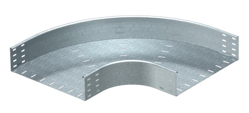 90 bend Horizontal, round type 110x600 Aço Galvanizado por imersão a quente após maquinação 85µm zinco