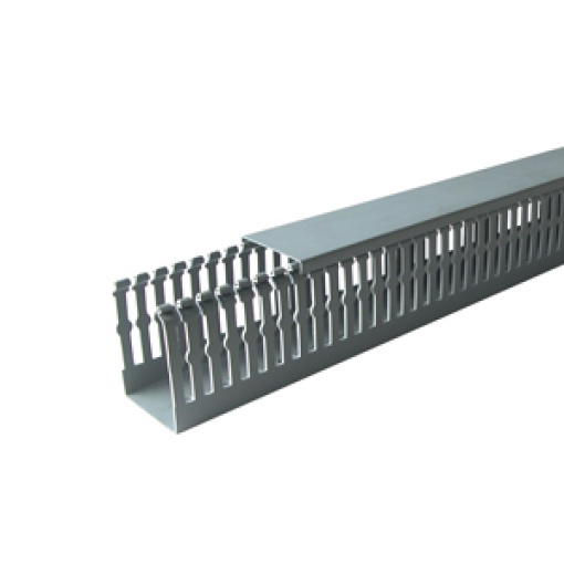 Calha de cablagem - canal system PVC - paredes perfuradas - 16X16 mm