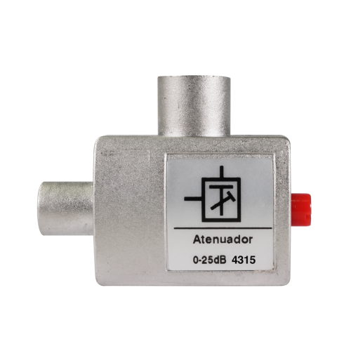 Adjustable attenuator for terrestrial signal 0 dB-25 dB regulation