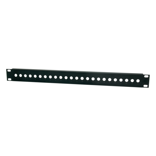 Painel para Rack 19'' 1U, com capacidade até 24 adaptadores ''F''