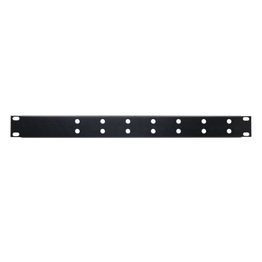 Painel para Rack 19'' 1U, com capacidade até 24 adaptadores ''F''