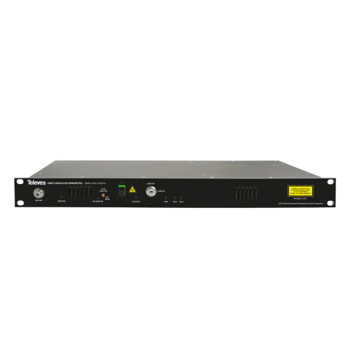Transmissor óptico, 1U rack 19'' 1550nm, Po 5dBm