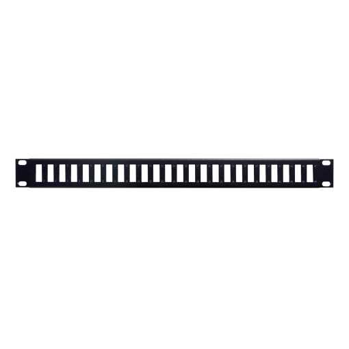 Painel para Rack 19'' 1U, com capacidade até 24 adaptadores SC Duplex ou LC Quad