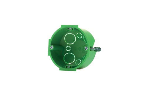 CAIXA DE APARELHAGEM SIMPLES REDUZIDA Ø68 - 68x41,5 PARA PAREDES OCAS VERDE