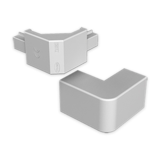 Ângulo exterior Unex 60X60, em U24X cor cinzento