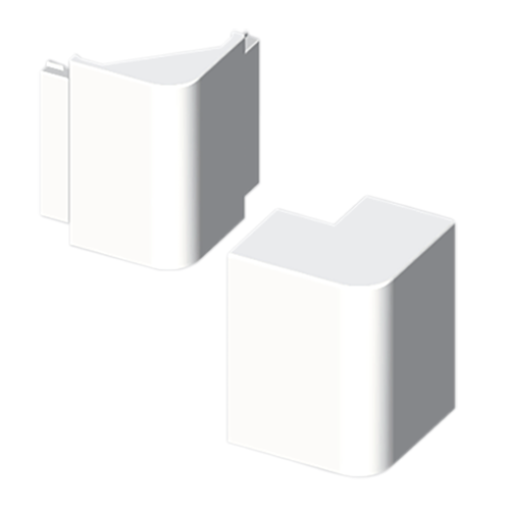 Ângulo exterior Unex 60x150, em U24X cor branco