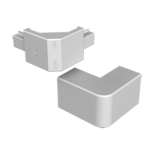 Ângulo exterior Unex 16x16, em U24X cor cinzento
