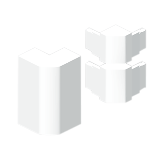Ângulo exterior Unex 50x100, em U42X cor branco